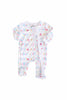 Little Sister Ruffle Zipper Footie