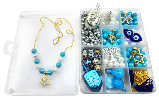 BACK FOR THE HOLIDAYS!!  Hanukkah themed Jewelry Kit