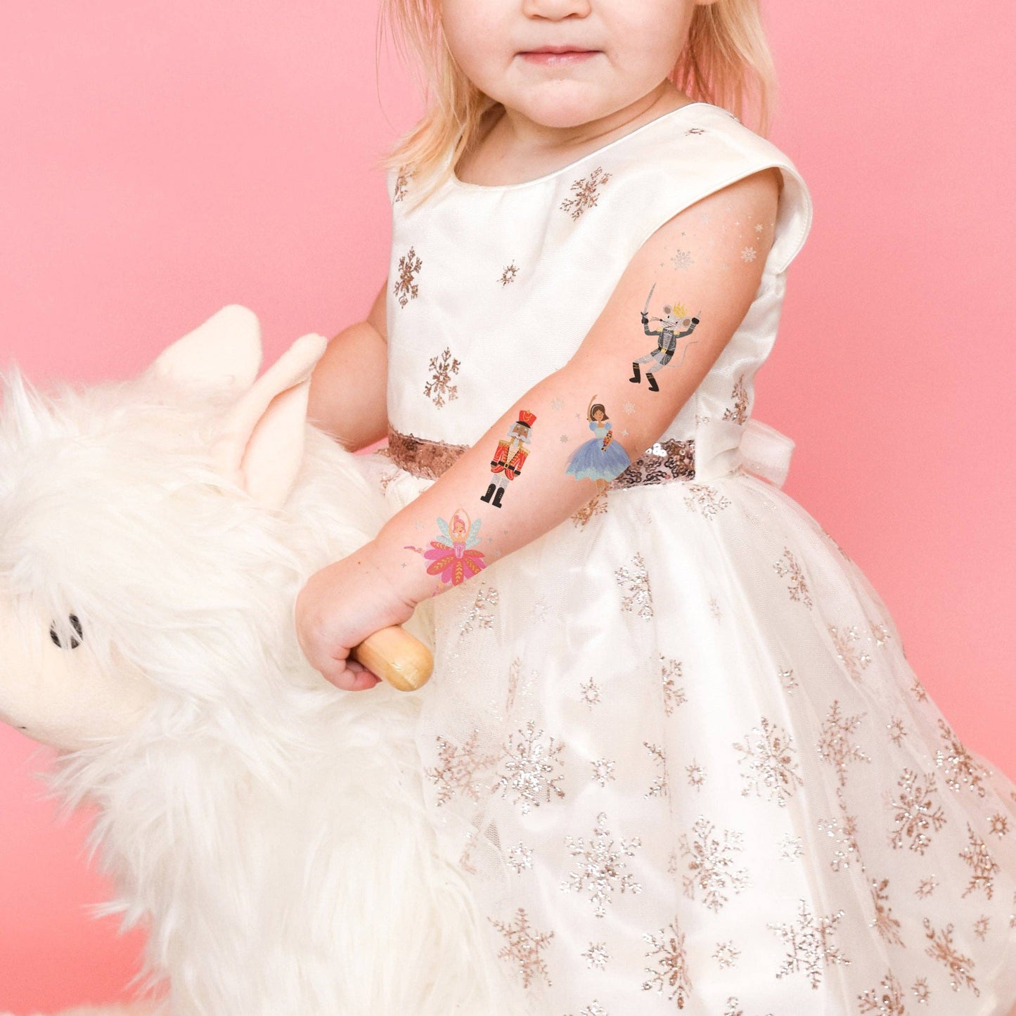 NUTCRACKER holiday kids temporary tattoos