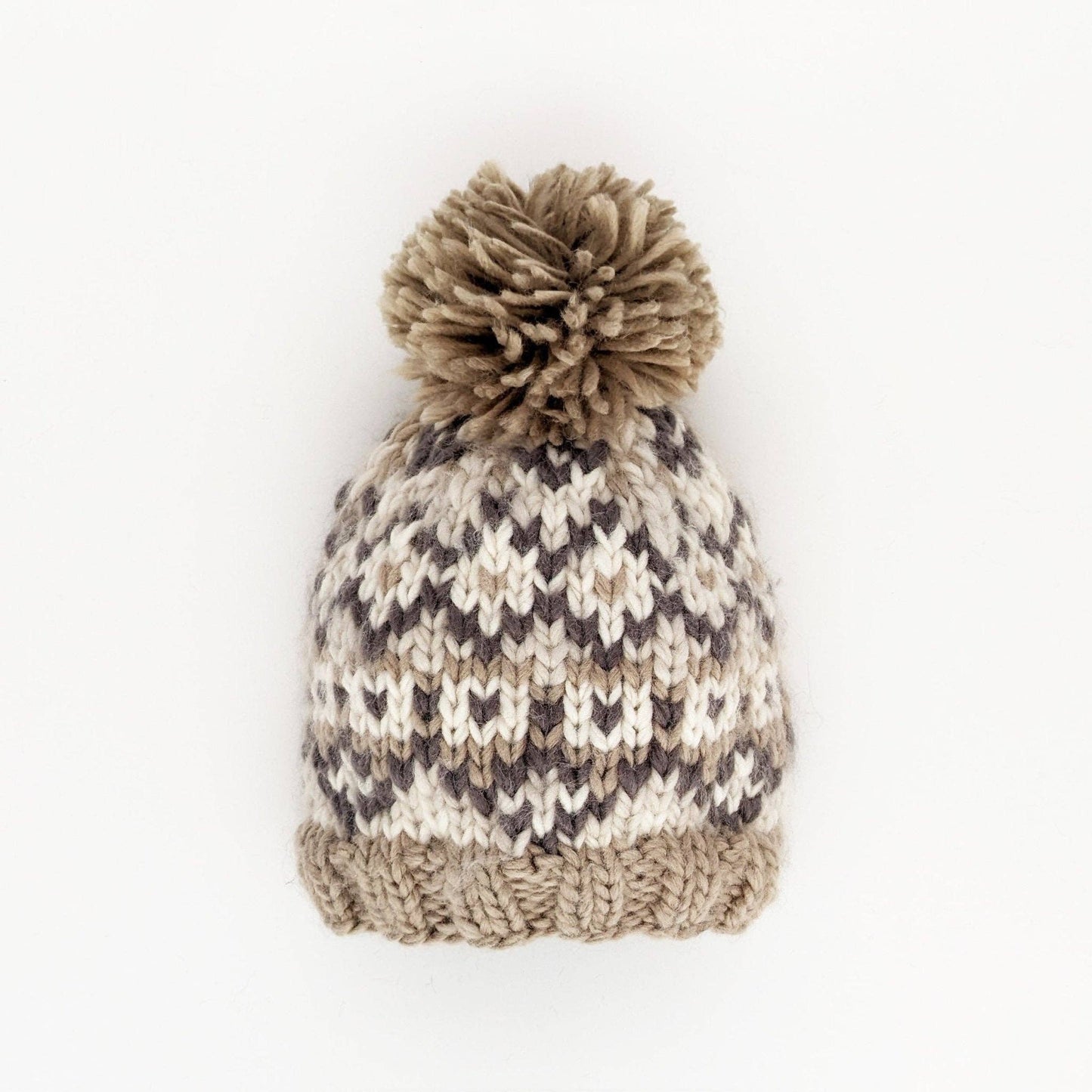 Fairisle Pebble Beanie Hat Baby & Kids