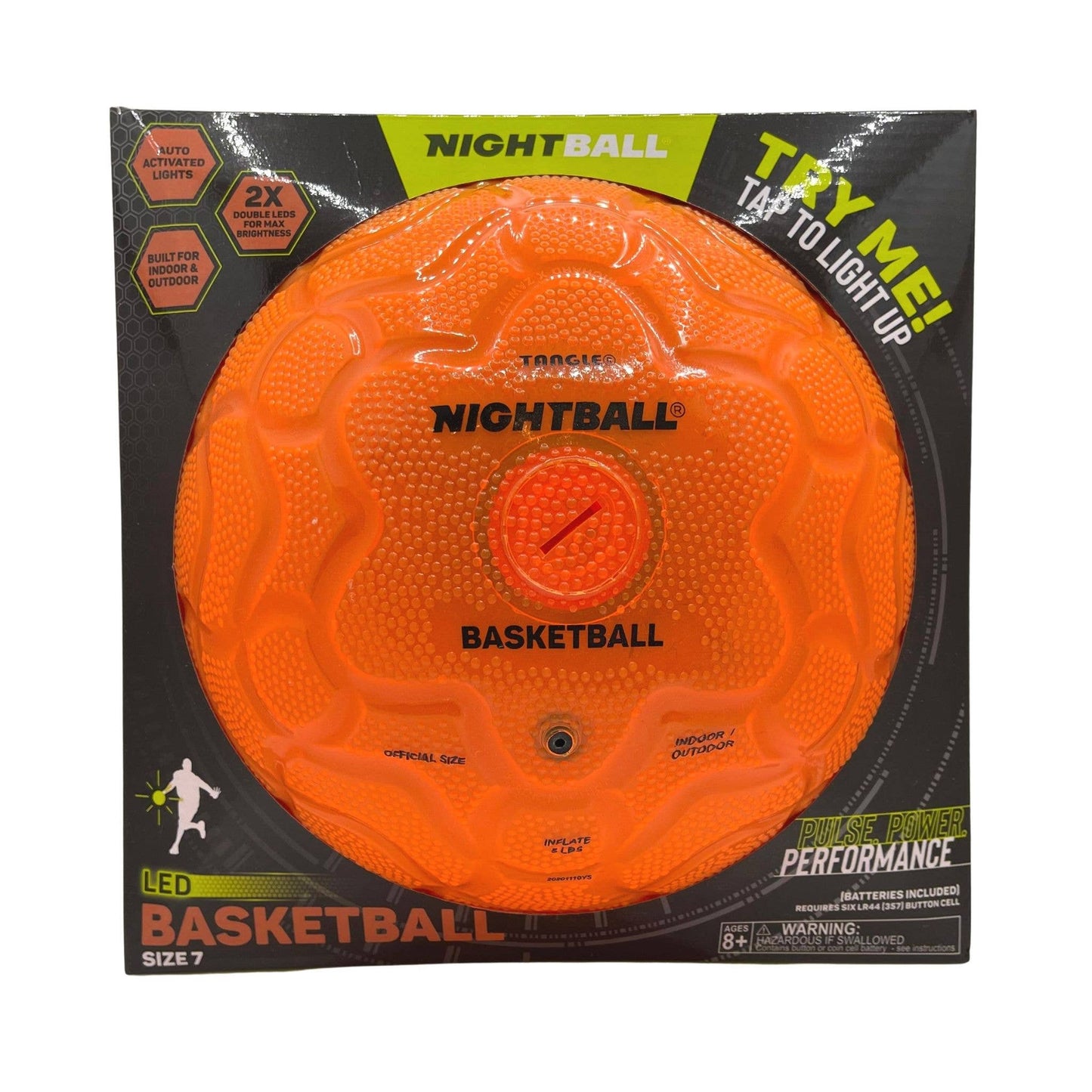 NightBall® Basketball: Orange