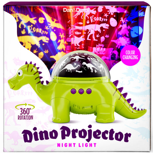 Dan&Darci Dino Projector Night Light for Kid Bedroom