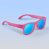 Pink Glitter Sunglasses: Baby (Ages 0-2) / Grey Polarized Lens