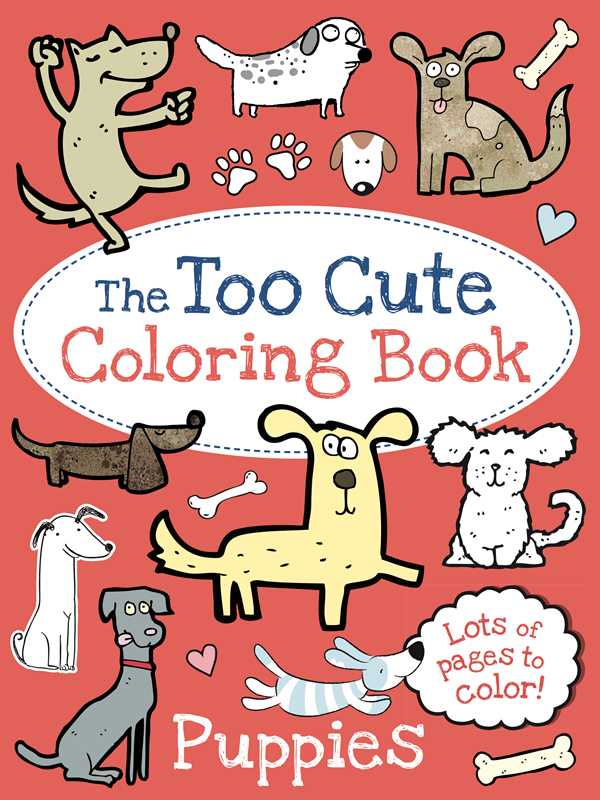 Too Cute Coloring Book: Puppies by Little Bee Books