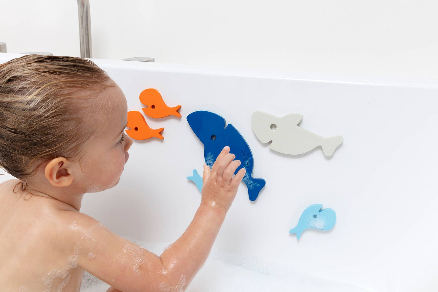 Quut Bath Puzzle - Bath time is even more fun! Bath Toys: Whale