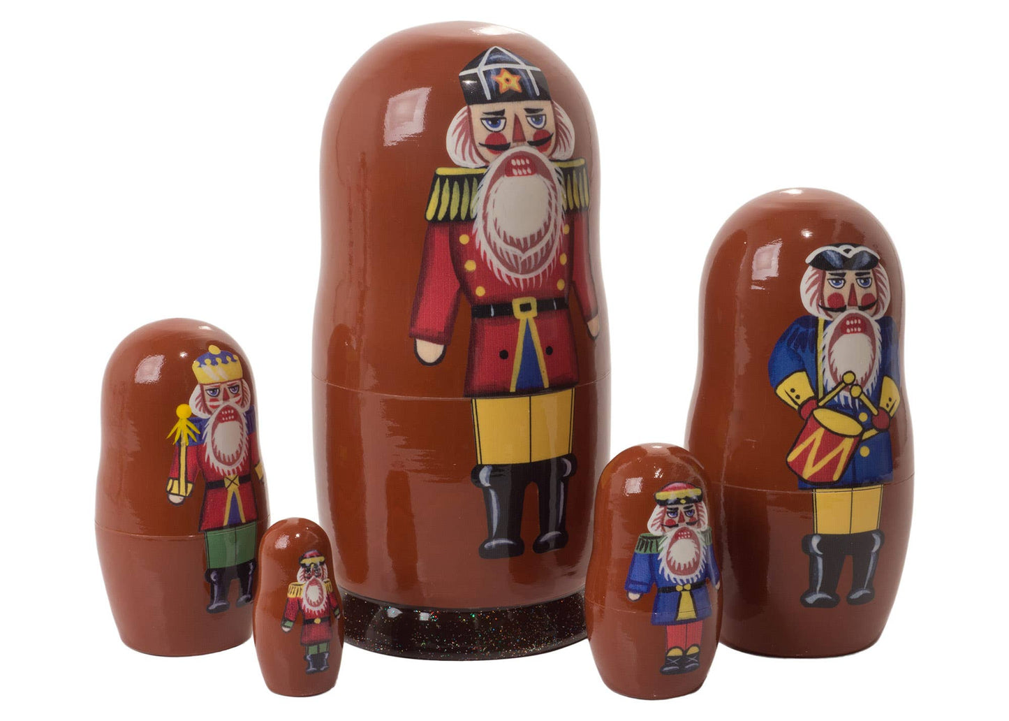 Nutcracker Soldier Nesting Doll 5pc./6"