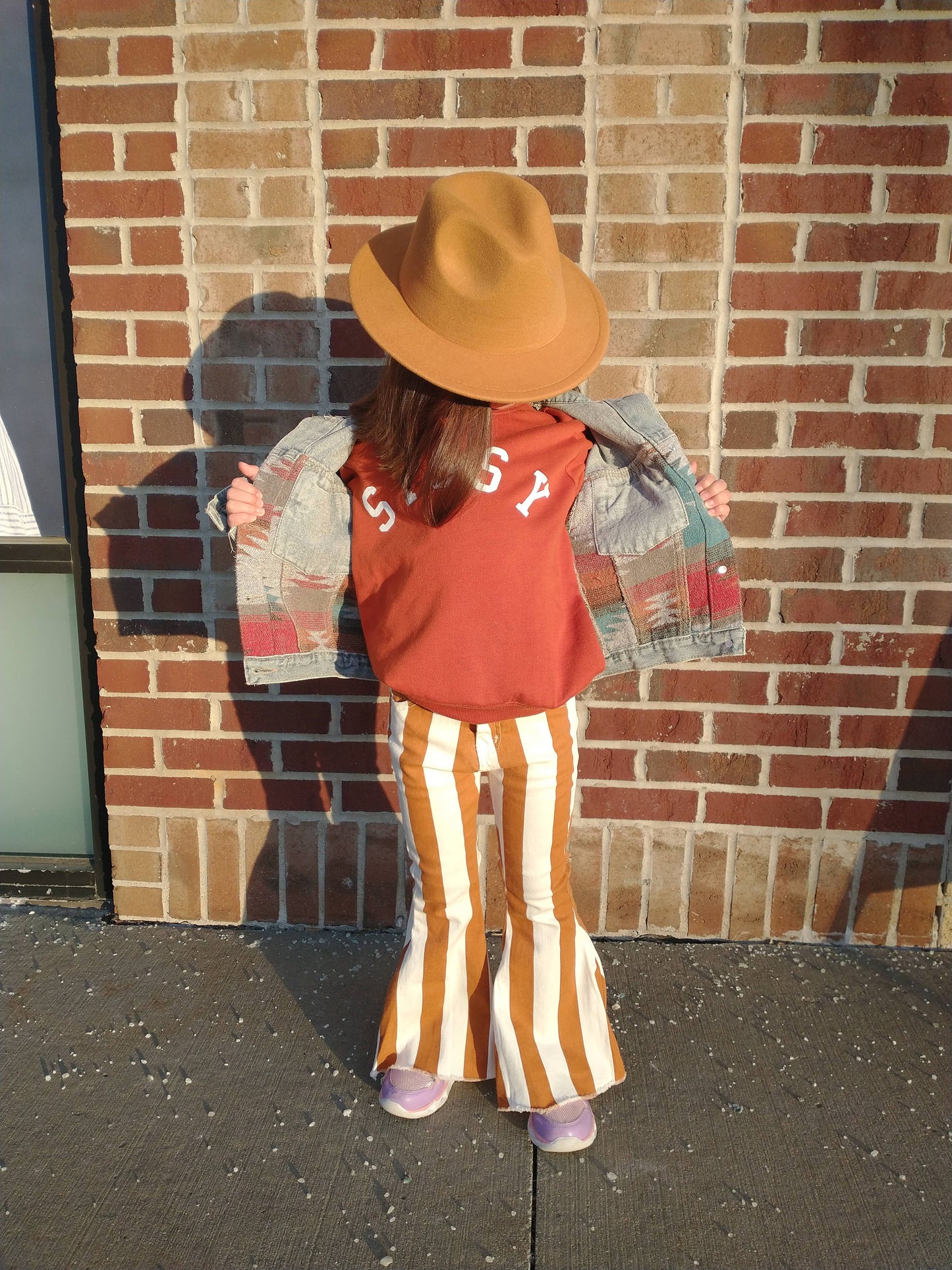 Kids Western Hat in Fuchsia