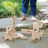 Safari Wooden Puzzle & Play Set