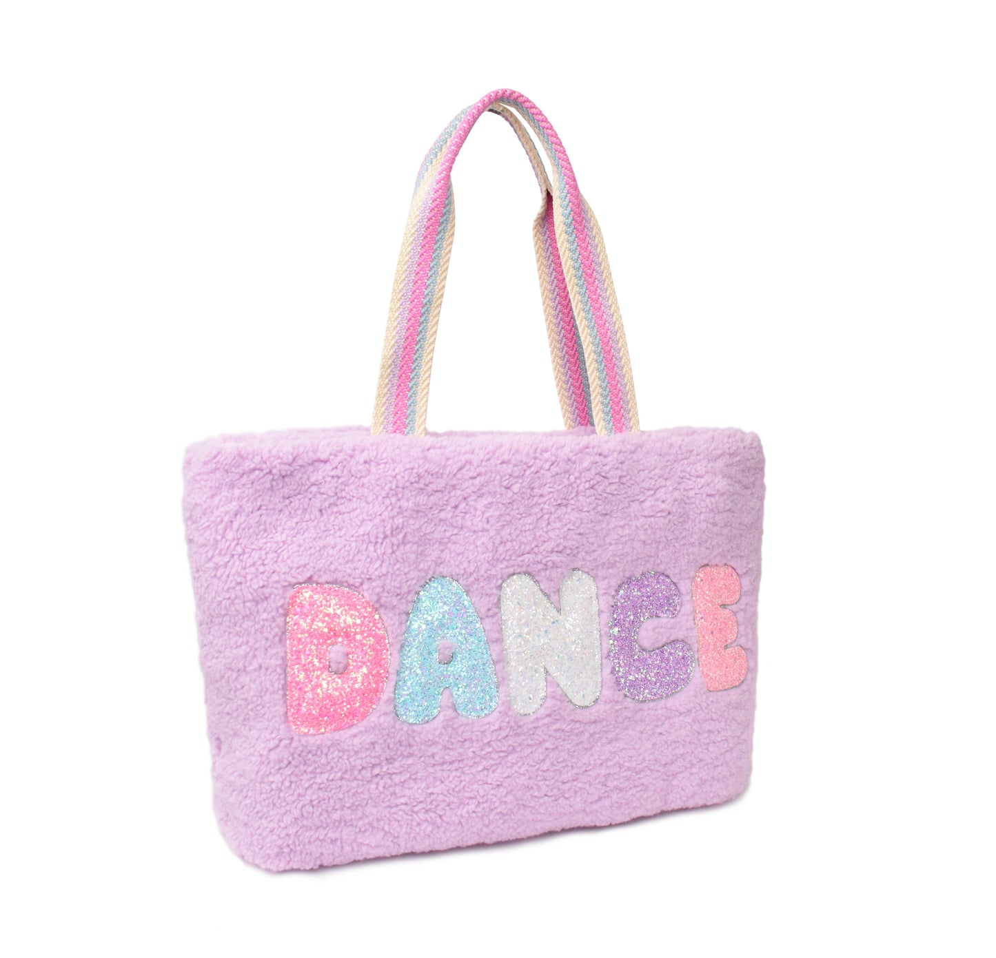 'Dance' Lavender Sherpa Large Tote Bag