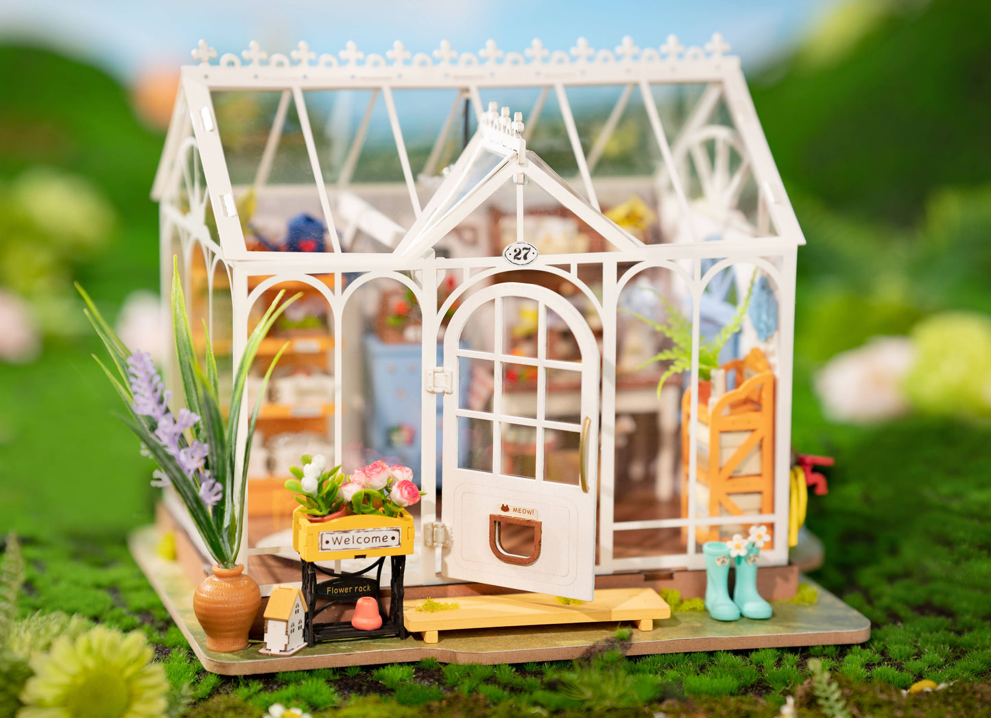 DIY Miniature House Kit: Dreamy Garden House