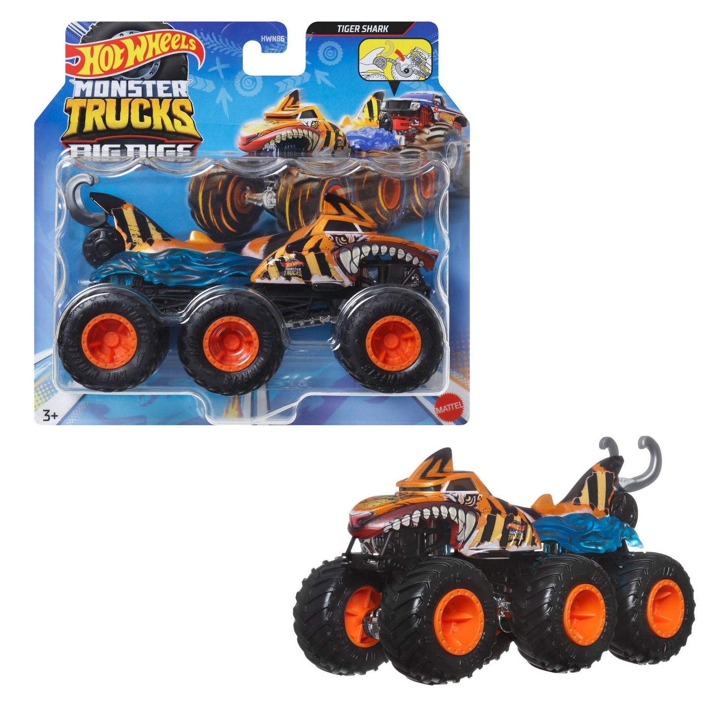 Mattel Hot Wheels Monster Trucks Big Rigs