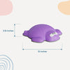 Kinderific Turtle Shaped Stepping Stones, 6 Piece Set, Multi