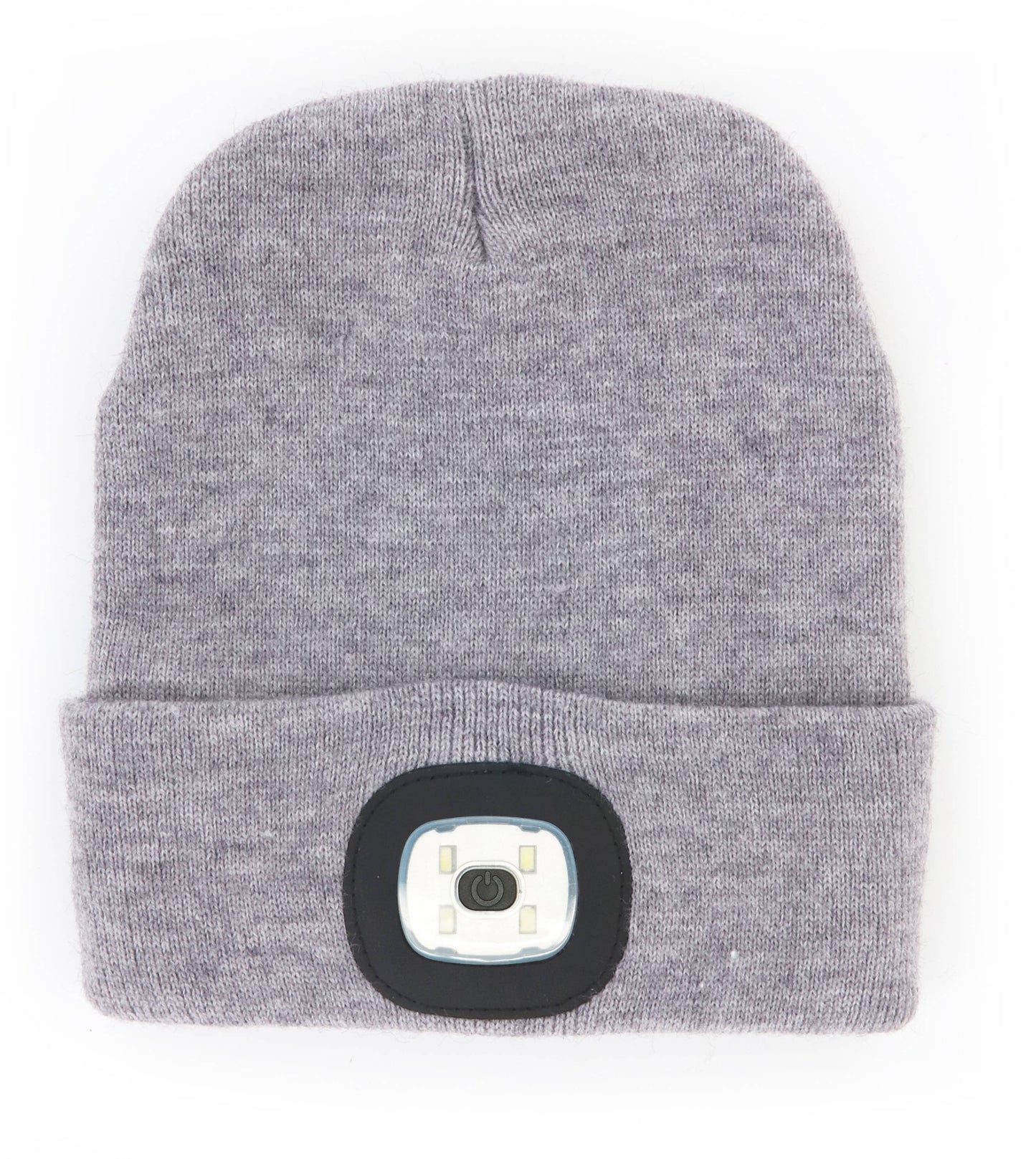 Night Scope Brightside Rechargeable LED Beanie Open Stock:: Grey