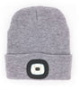 Night Scope Brightside Rechargeable LED Beanie Open Stock:: Grey