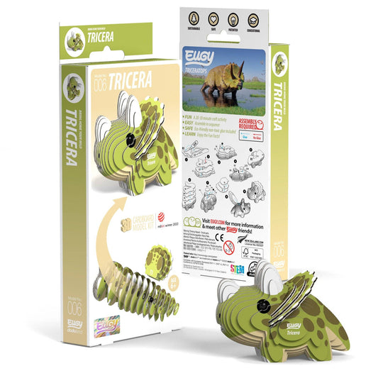 EUGY Tricera 3D Puzzle