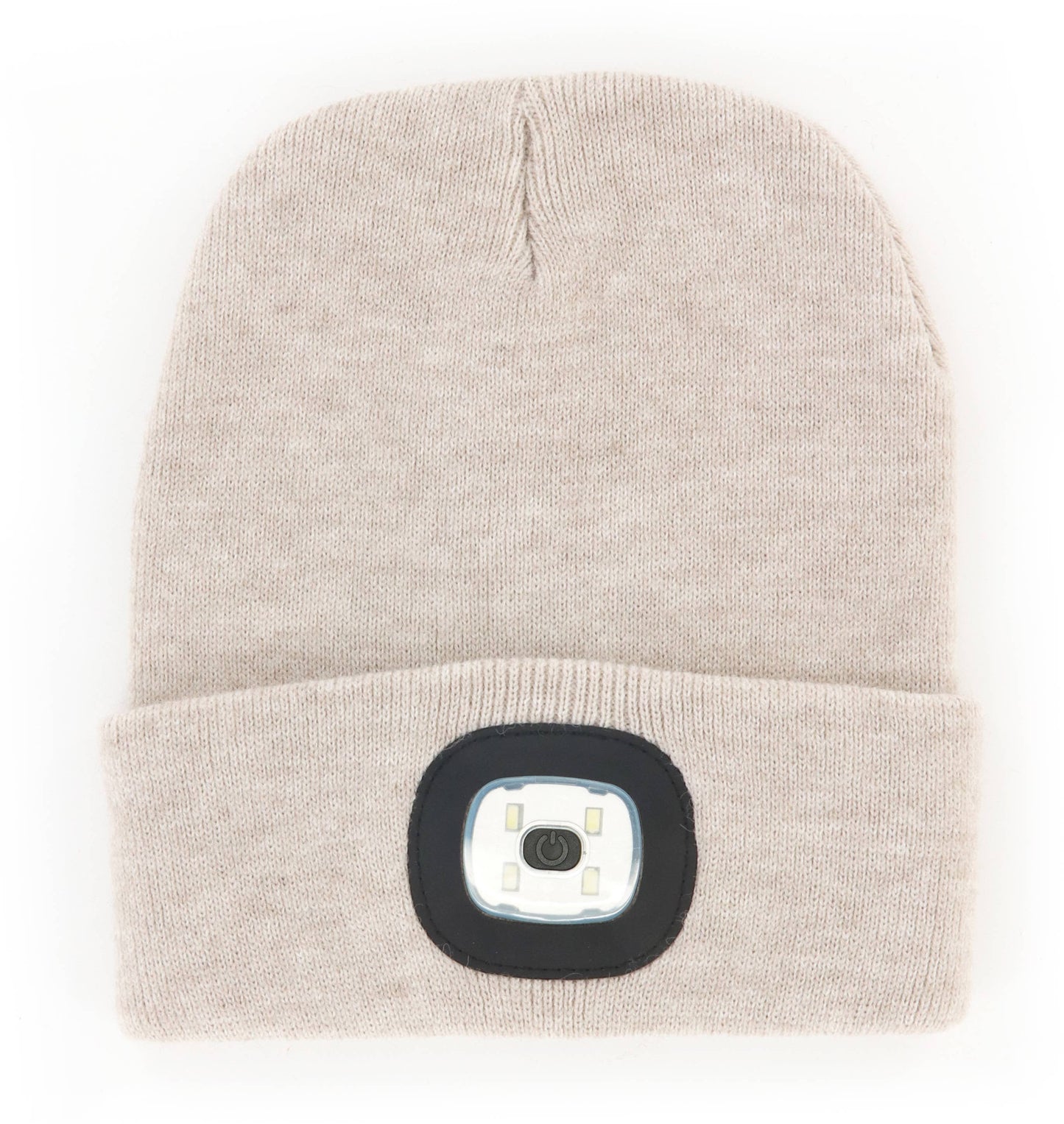 Night Scope Brightside Rechargeable LED Beanie Open Stock:: Grey