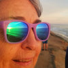 Lavender Glitter Sunglasses: Toddler (Ages 2-4) / Grey Polarized Lens