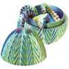 3D Printed Snake Scale Egg Fidget Toy with Egg Included (Multiple Colors): Green/Blue/Purple