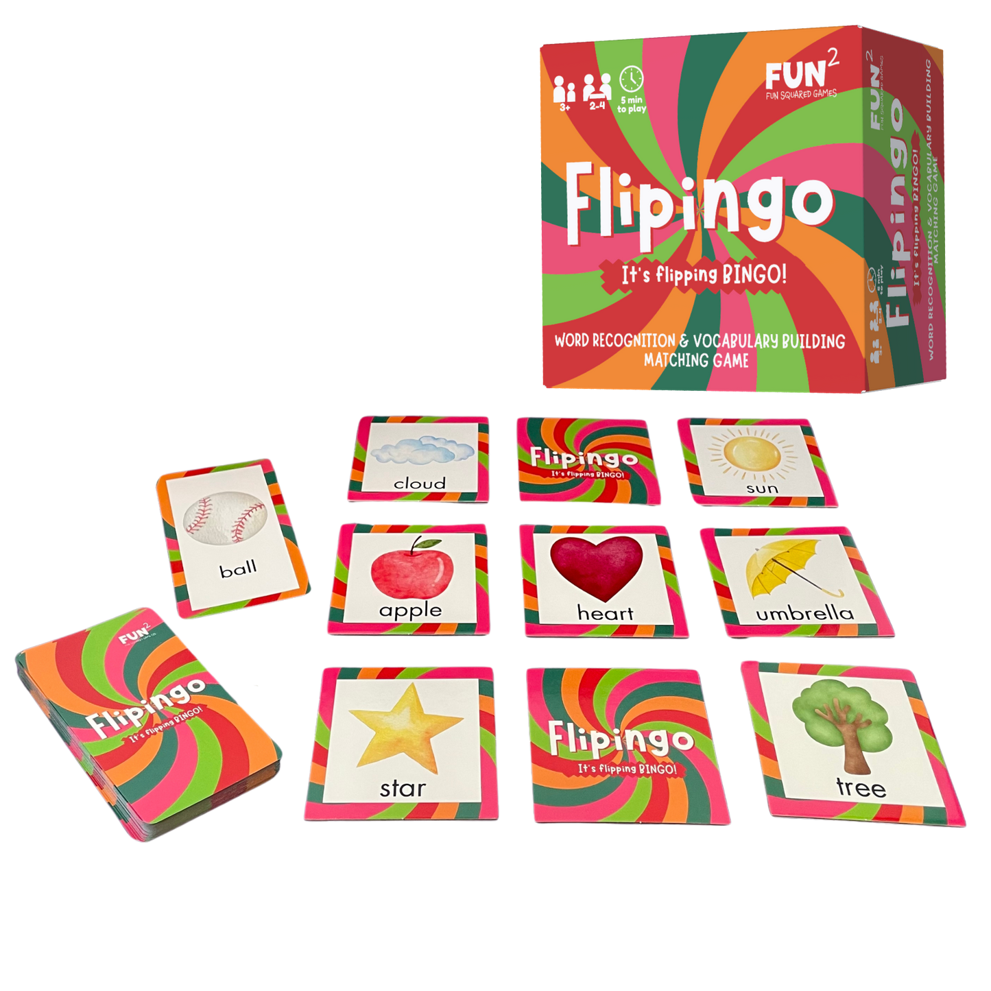 Flipingo (Word Recognition Matching Bingo Game)