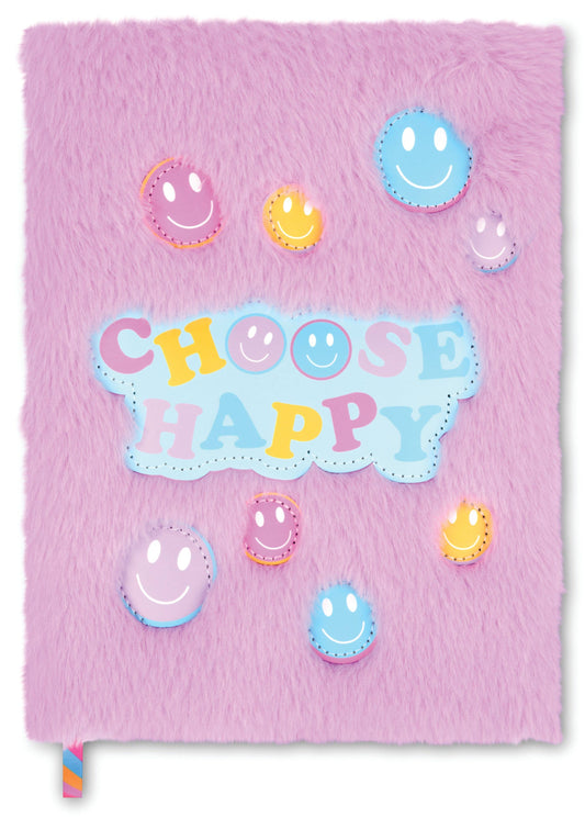 CHOOSE HAPPY FURRY JOURNAL