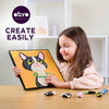 OKTO Clay-by-Numbers Kit – “Cat” (11.4” x 11.4”) 