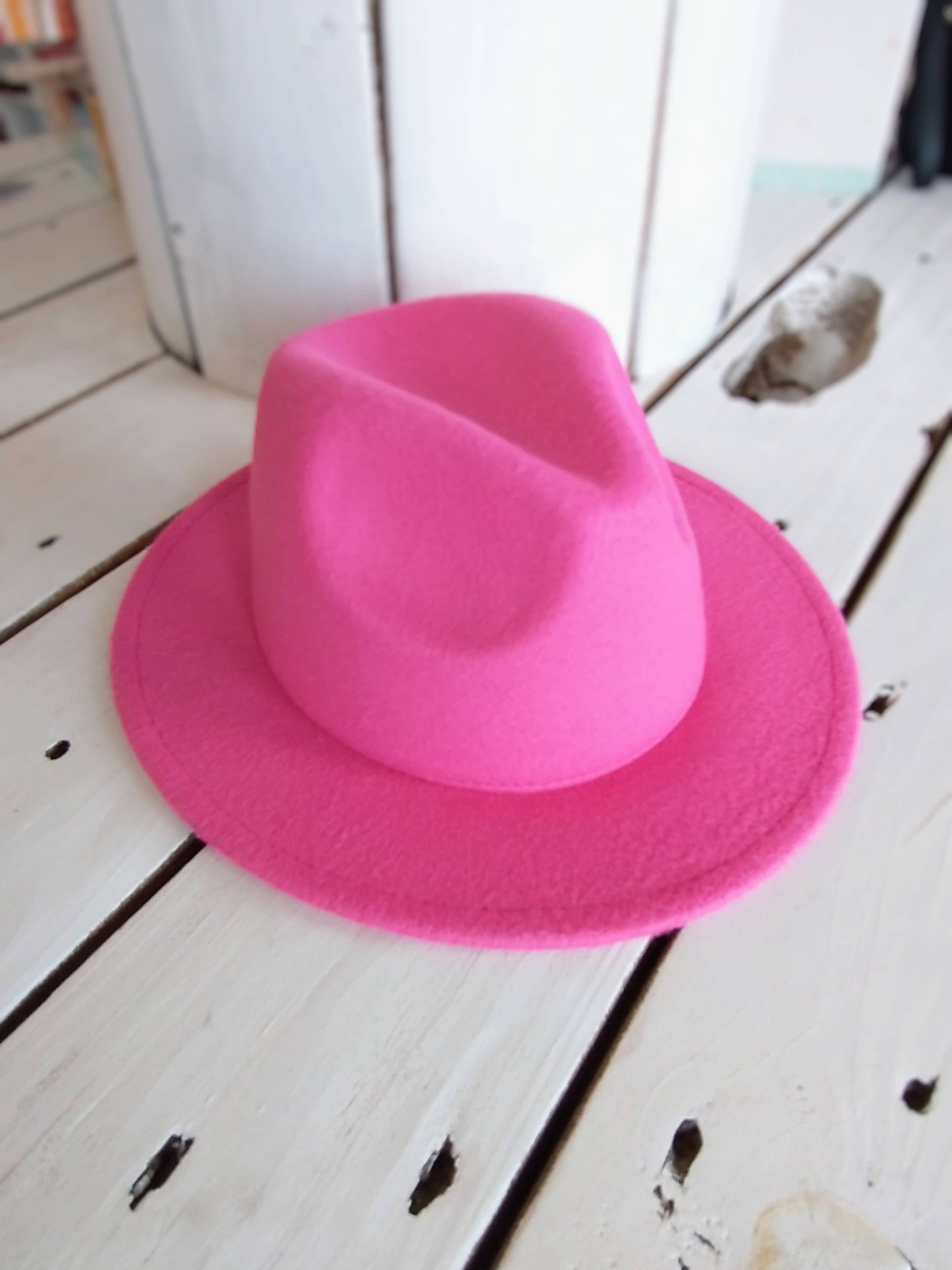 Kids Western Hat in Fuchsia