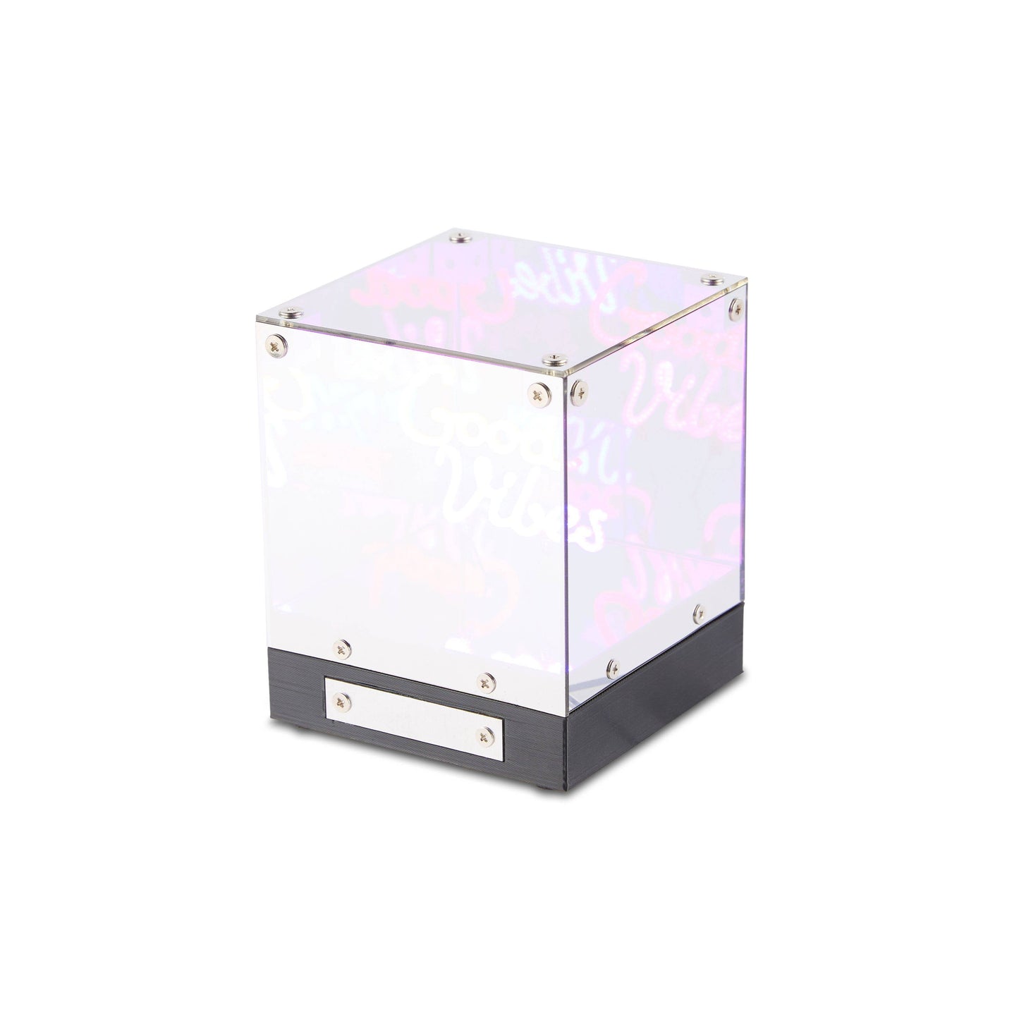 LED 3D Mirror Cube-Good Vibes