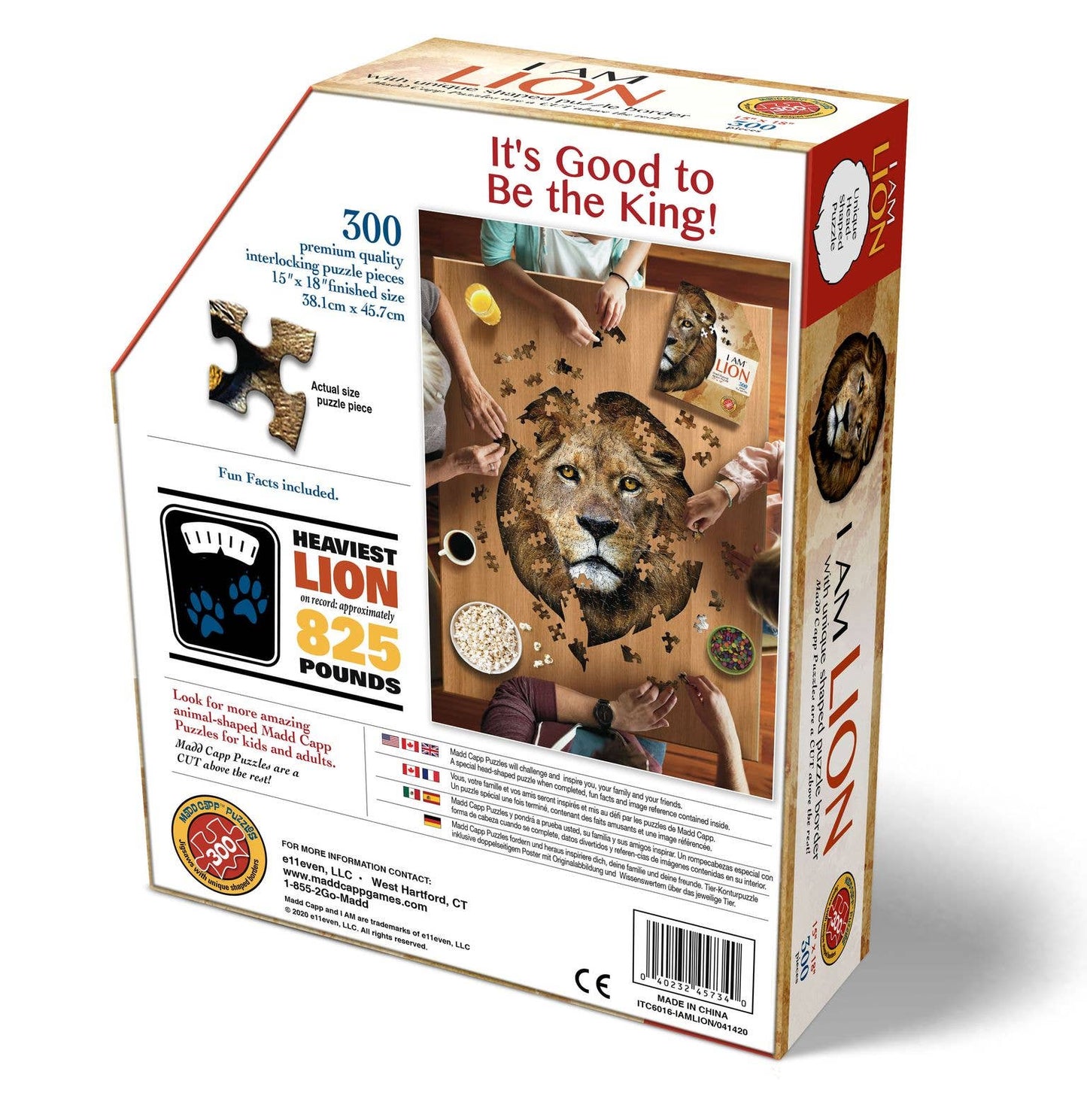 I AM Lion 300 piece jigsaw puzzle - gift