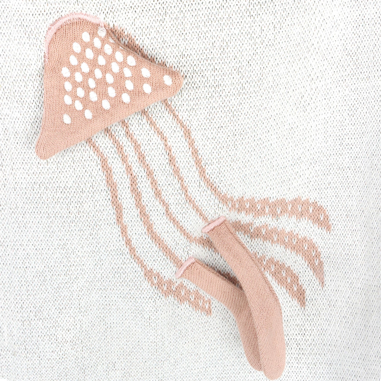 Ocean Jellyfish 3D - Organic Jacquard Knit Baby Blankets