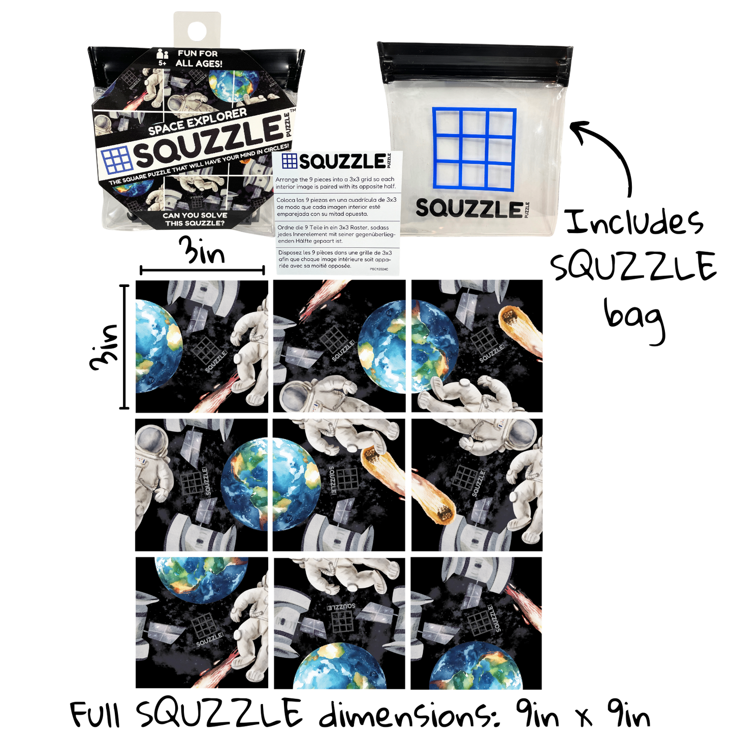 Space Explorer Squzzle Puzzle