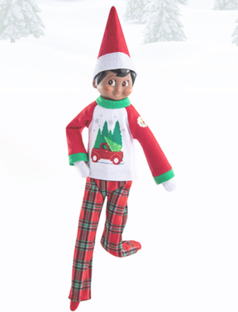 Elf on the Shelf Claus Couture Tree Farm PJs