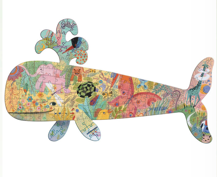 150pc Puzz'Art Shaped Jigsaw Puzzle + Poster Whale