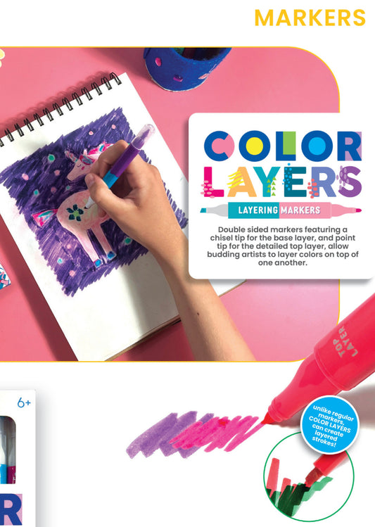 Color Layers Marker Set of 8