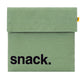 Zipper Lunch Bag - ‘Lunch’ Moss