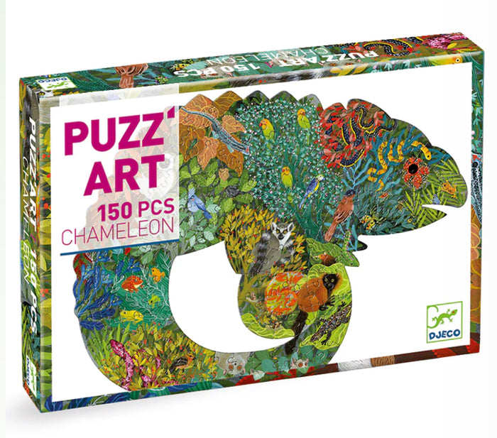 150pc Puzz'Art Shaped Jigsaw Puzzle Chameleon