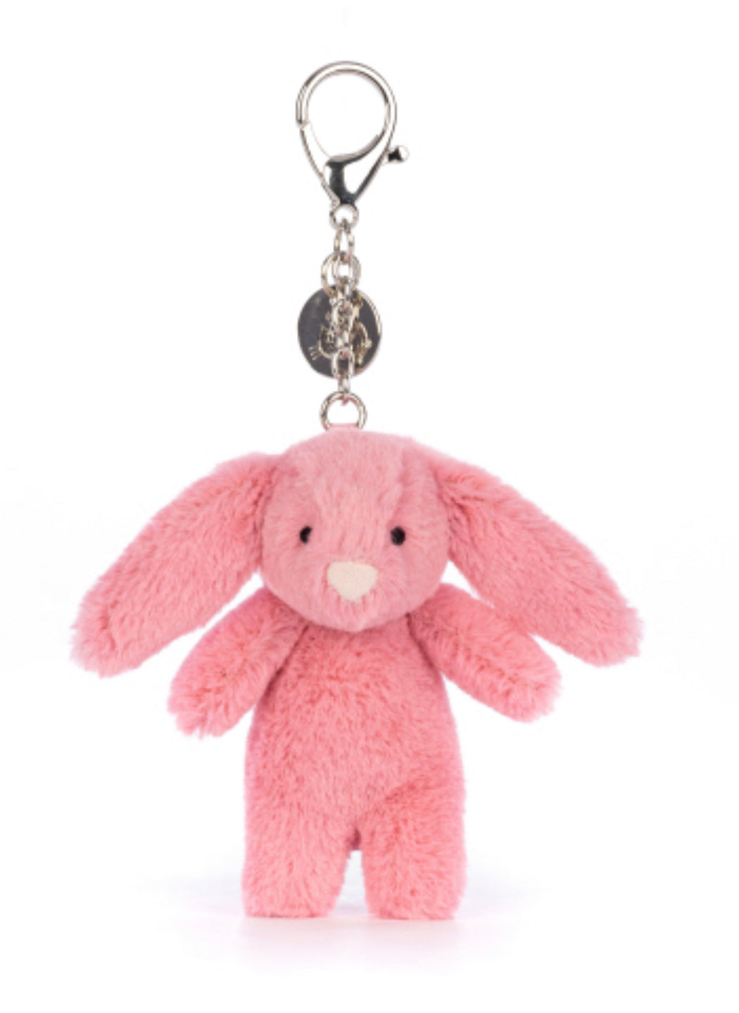 Bashful Bunny Pink Bag Charm
