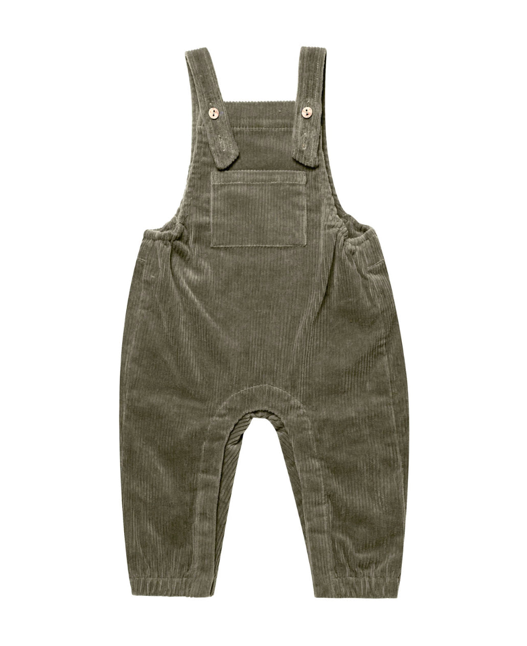 CORDUROY BABY OVERALLS || FOREST