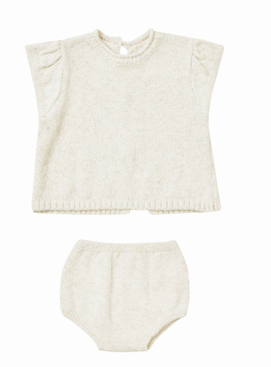 Quincy Mae PENNY KNIT SET | IVORY