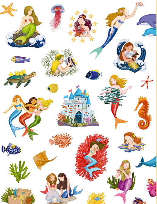 Sticker Sheets Mermaids