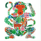 350pc Puzz'Art Shaped Jigsaw Puzzle & Poster Monkey