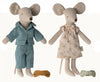 Mum and dad mice in cigarbox