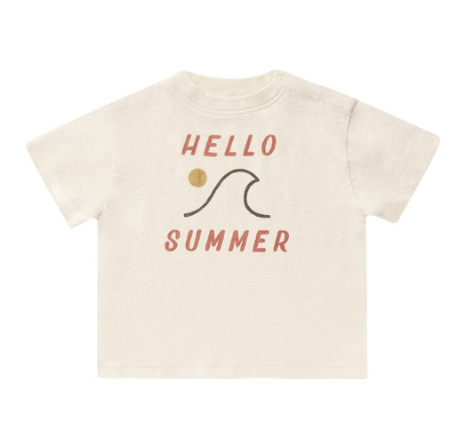 RELAXED TEE || HELLO SUMMER