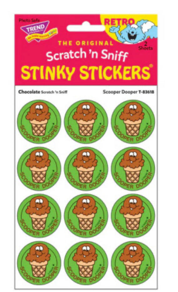 Retro Stinky Stickers - Original Scratch & Sniff Stickers