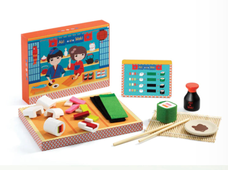 Aki & Maki Sushi Box Play Set