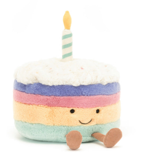 Amuseable Rainbow Birthday Cake - NEW