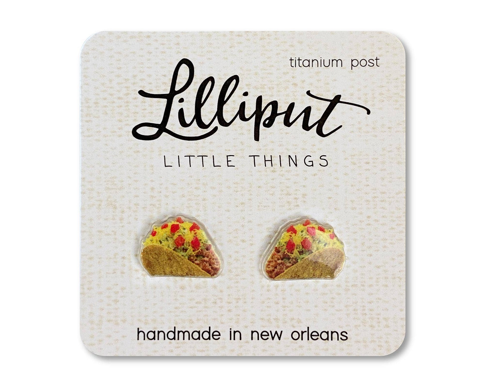 NEW Taco Earrings - Einstein's Attic