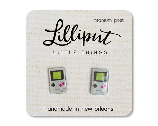 Retro Handheld Video Game Earrings