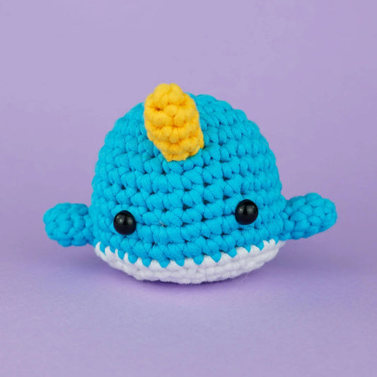 Beginner Crochet Kit- NARWHAL