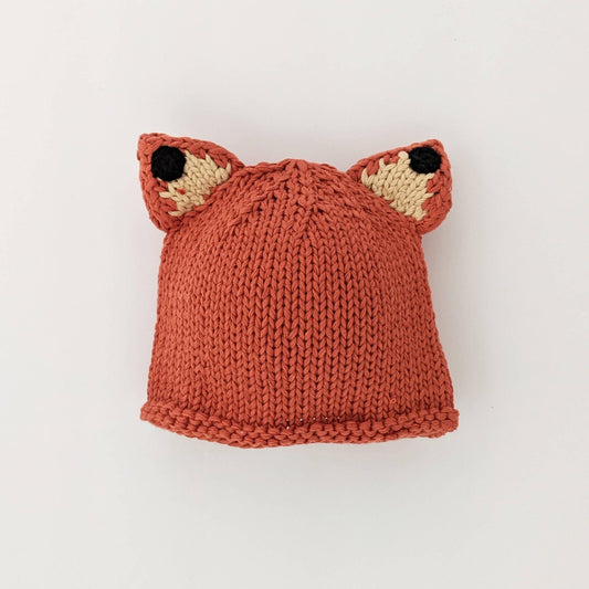 Newborn Fox Beanie Hat