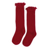 Cherry Fancy Lace Top Knee High Socks